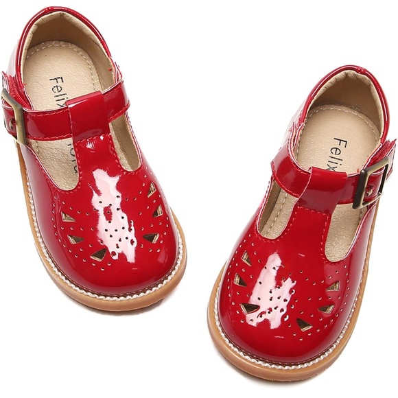 Felix & Flora Toddler Little Girl Mary Jane Dress Shoes. - Picture 2 of 5